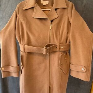 Michael Kors Camel Wool Coat